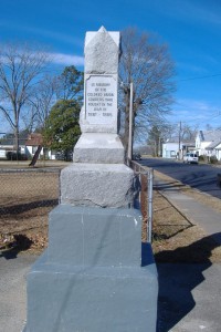 The Colored Union Soldiers Monument in Hertford, N.C. (photo by Chris Meekins)