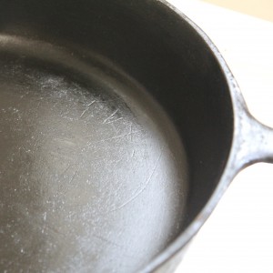 Grand-Mary's cast-iron pan. (photo by Ellen Saunders Duncan '15)