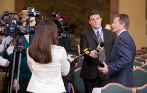 Guskiewicz is no stranger to national media coverage. (Photo by Kevin Seifert Photography)