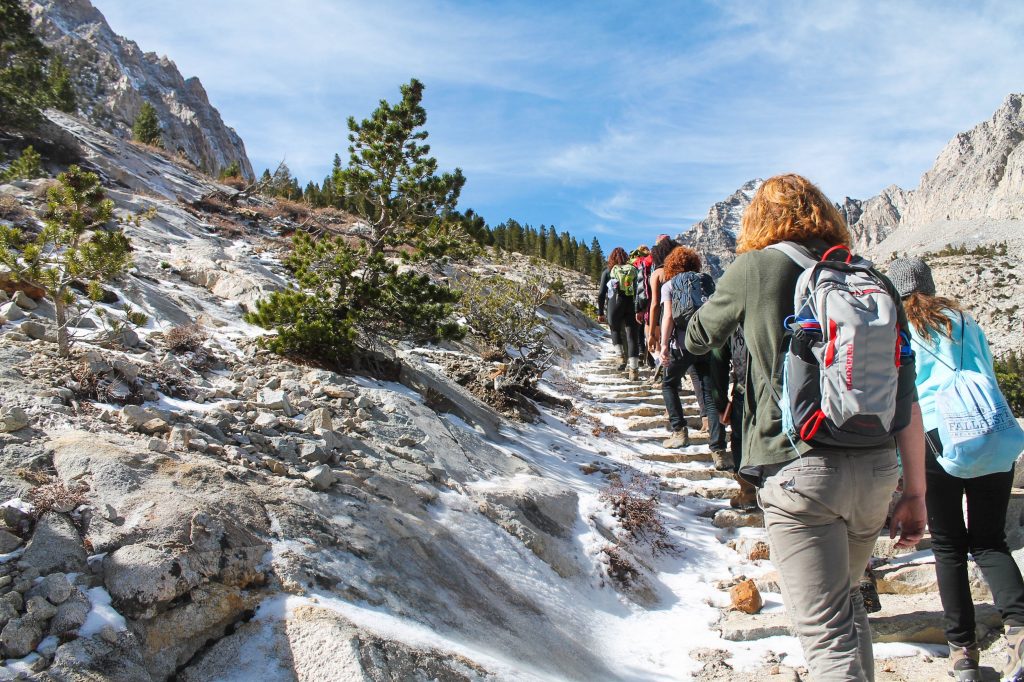 The University’s Quality Enhancement Plan will create more research-intensive science courses like the field geology class that sends students to California to examine geologic and environmental changes. (photo by Jack Davidson)