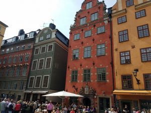 Students visited Gamla Stan, also called the “Old Town,” in Stockholm. 