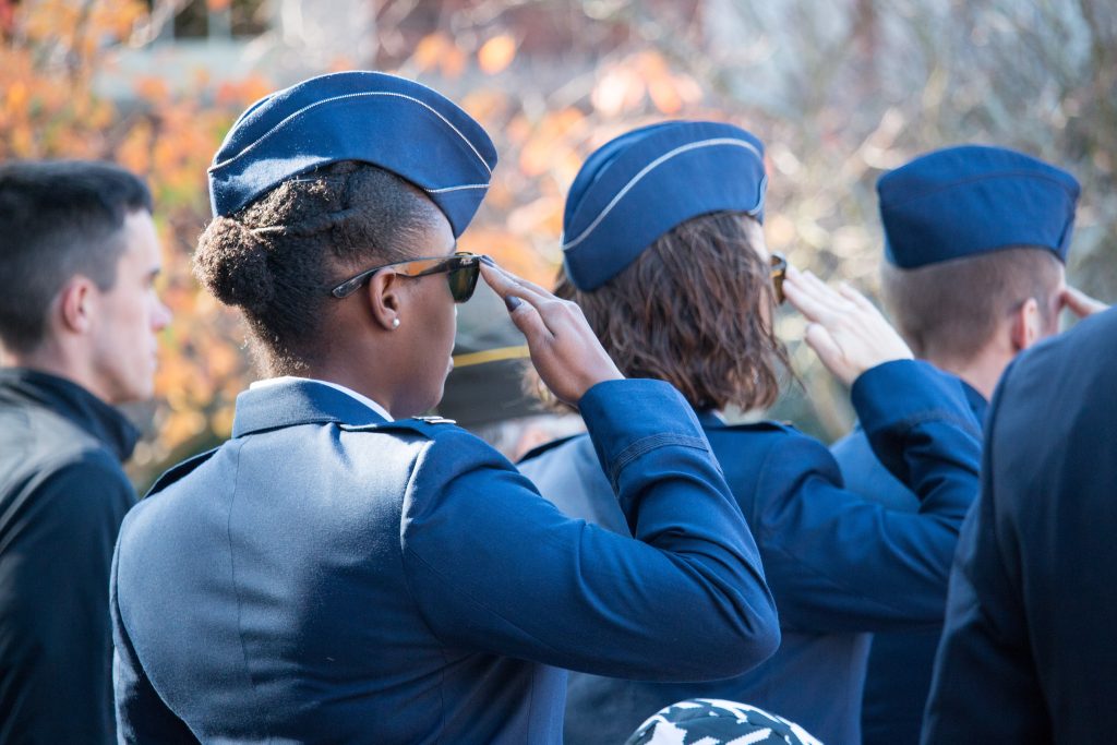 UNC’s Air Force ROTC Detachment 590 was named best small detachment in the Southeast. (photo by Kristen Chavez)